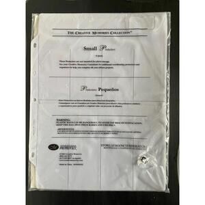 NIP Creative Memories Small Sticker Protectors 6 Pack